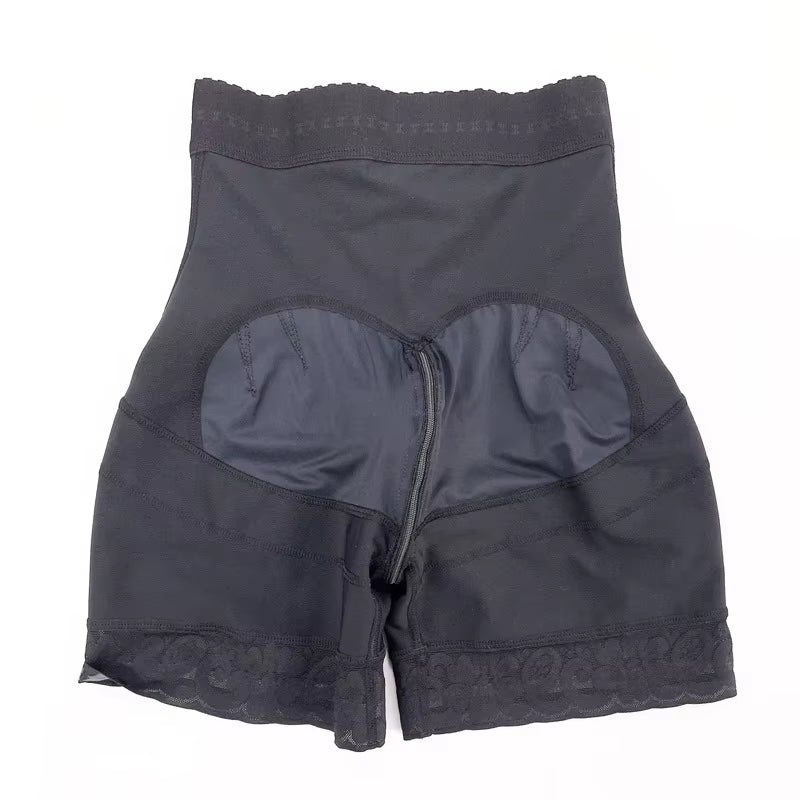 Butt Lifter Compression Garment Front Closure Tummy Control Women'S Pantaloons Lace Abdomen Shorts Body Shaper Faja Корсет