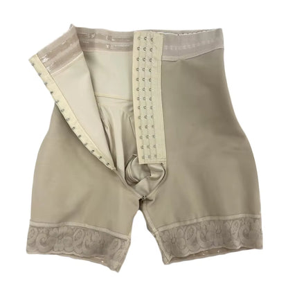 Butt Lifter Compression Garment Front Closure Tummy Control Women'S Pantaloons Lace Abdomen Shorts Body Shaper Faja Корсет